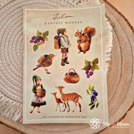 Iris Esther Art Stickers - Harvest Wonder