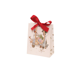 Wrendale small gift bag - "Driving Home for Christmas"