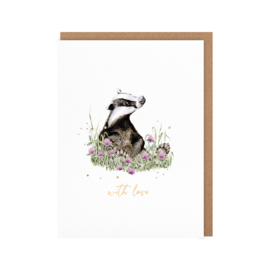 Wrendale card "The Botanist" - "with love" - das