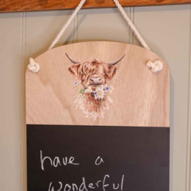 Wrendale Chalk Board - "Daisy Coo" - hooglander