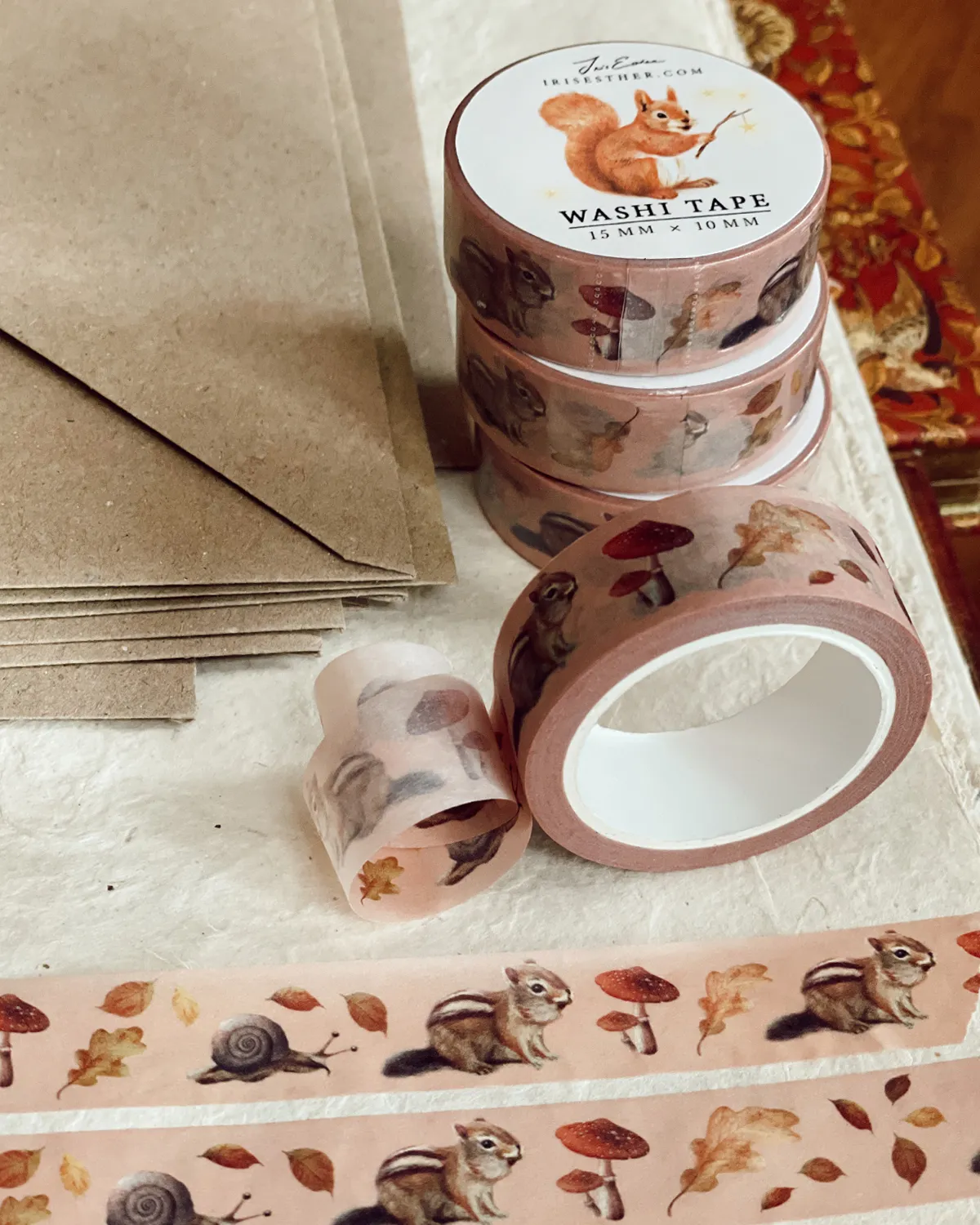 Iris Esther Washi Tape - Enchanted Woodland