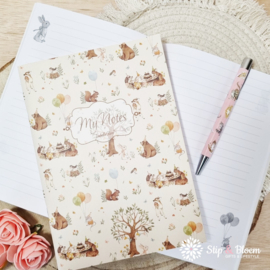 Isabelle Rose A5 notebook - Forest Party