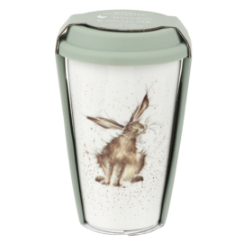Wrendale Royal Worcester travel mug "Good Hare Day" - haas