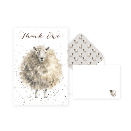 Wrendale Thank You Pack "Thank Ewe" - schaap