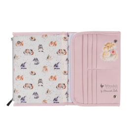 Wrendale Notebook Wallet "Piggy in the Middle" - konijn/cavia/hamster