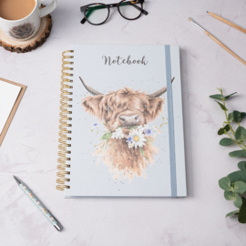 Wrendale A4 Notebook "Daisy Coo" - hooglander