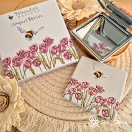 Wrendale compactspiegel "Flight of the Bumblebee" - hommel