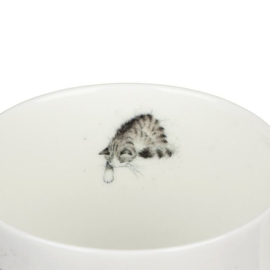 Wrendale Royal Worcester mok "Cat and Mouse" - kat