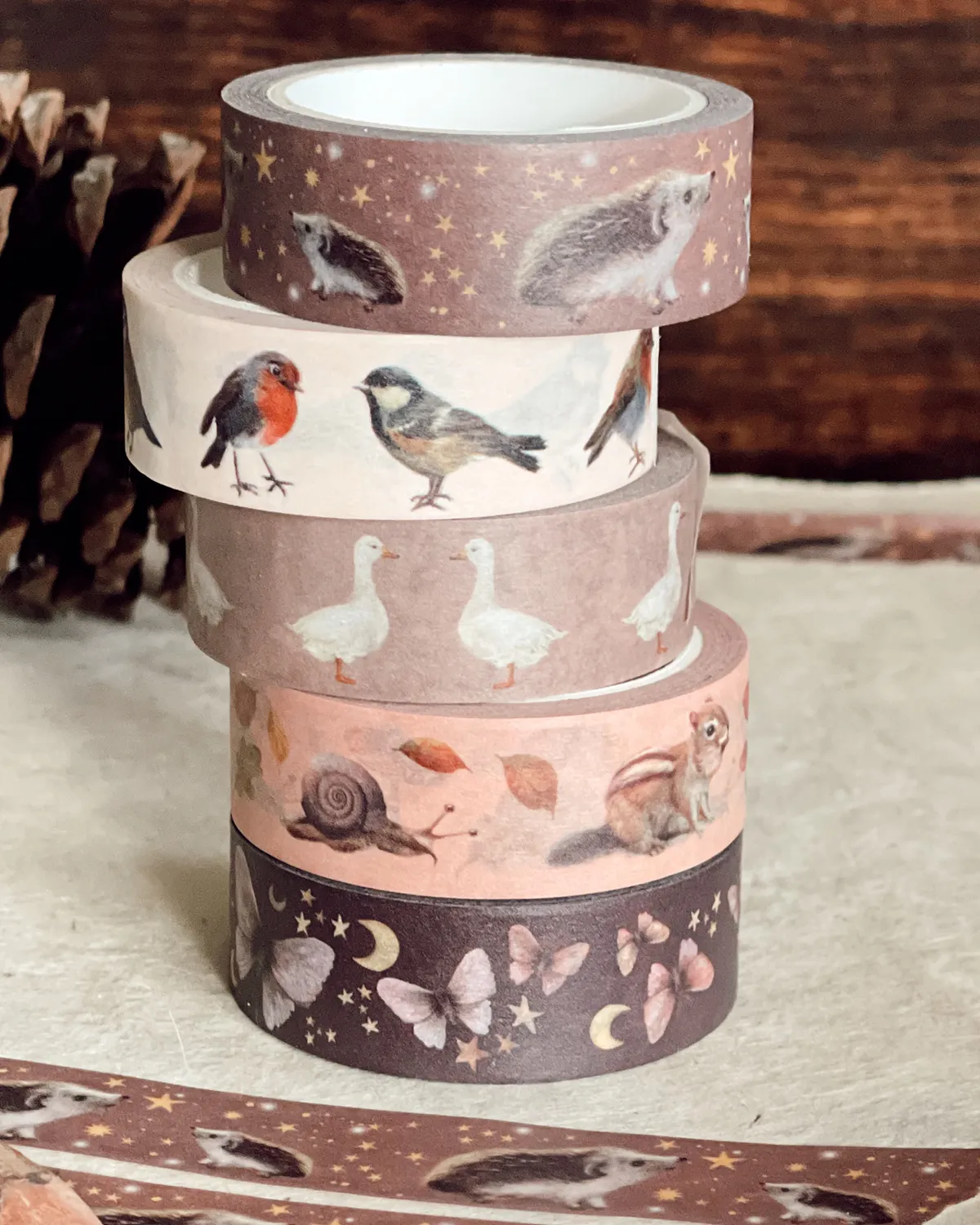 Iris Esther Washi Tape - Enchanted Woodland