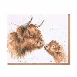 Wrendale greeting card - "Gentle One" - hooglander