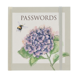 Wrendale Password Book "Hydrangea" - hommel