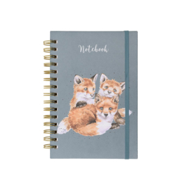 Wrendale A5 Notebook "Snug as a Cub" - vos