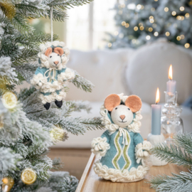 Vilten decoratie muis - Eskimuis