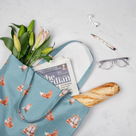 Wrendale foldable shopping bag "Hydrangea" - hommel
