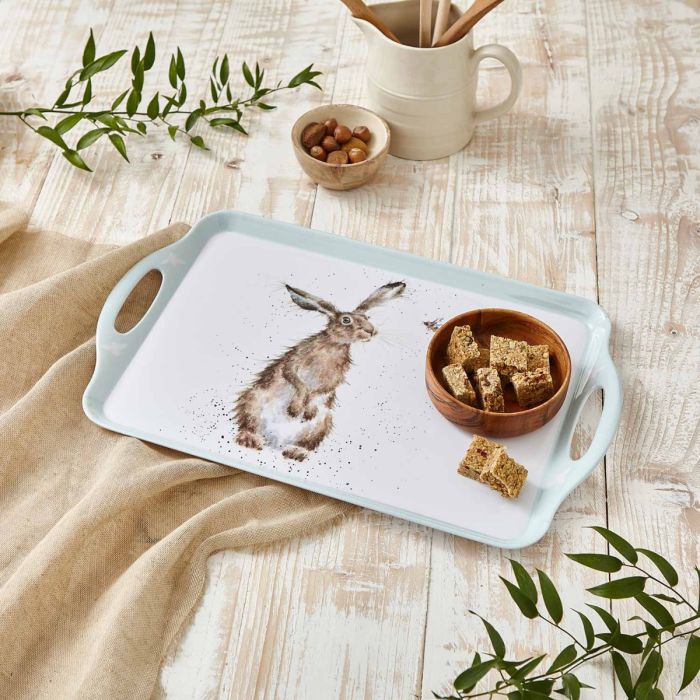 Wrendale Large Tray - "Hare and the Bee"