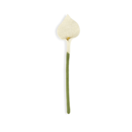 Vilten bloem - Calla wit