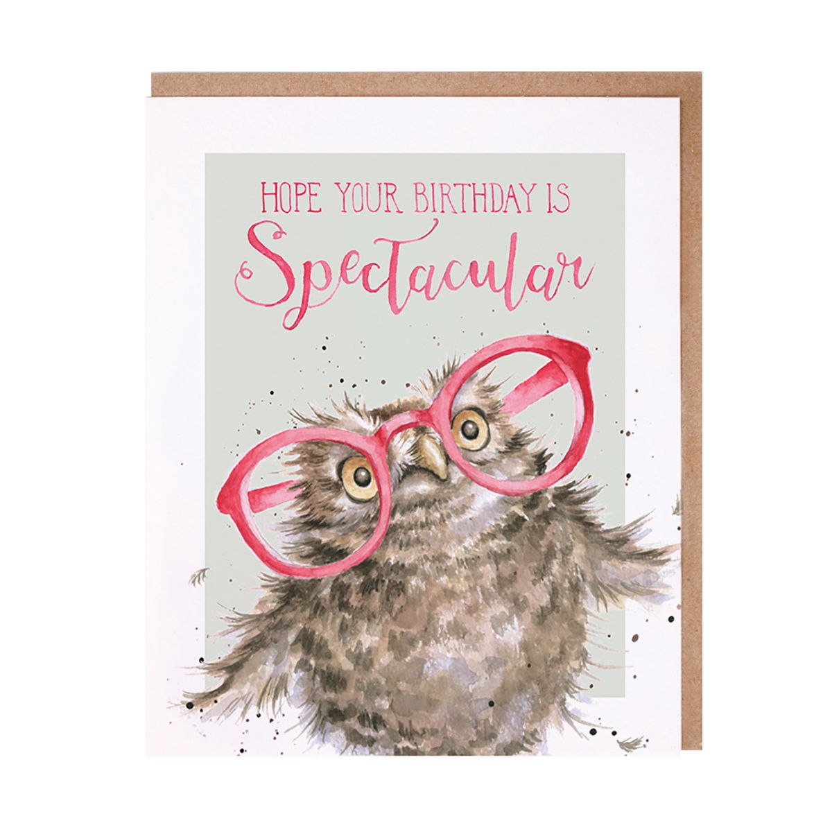 Wrendale greeting card "Spectacular"- owl