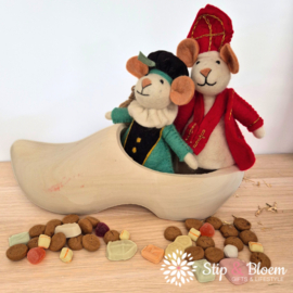 Houten decoratie klomp