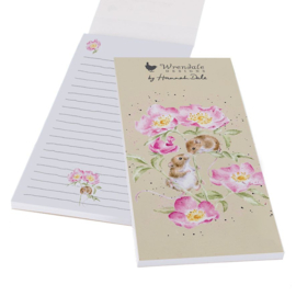 Wrendale Magnetic Shopping Pad "Little Whispers" - muis