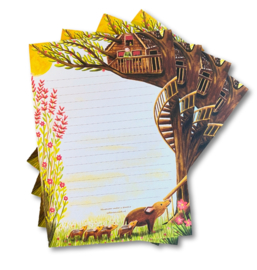 Esther Bennink A5 note pad - Spring Adventures