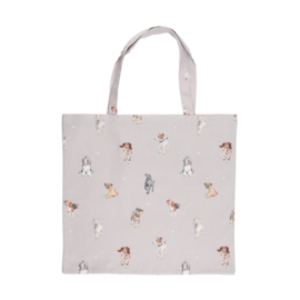 Wrendale foldable shopping bag "A Dog's Life" - hond