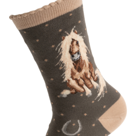 Wrendale sokken "Gloria" - paard
