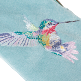Wrendale embroidered Glasses Pouch "Wisteria Wishes" - kolibrie