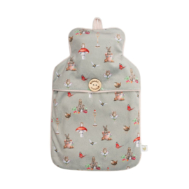 Wrendale hot water bottle "Garden Friends"