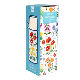 RVS thermosfles - 350 ml - Wild Flowers