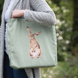 Wrendale canvas tote bag "Hare and the Bee" - haas