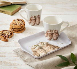 Wrendale Mug & Tray set - Owl