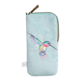 Wrendale embroidered Glasses Pouch "Wisteria Wishes" - kolibrie