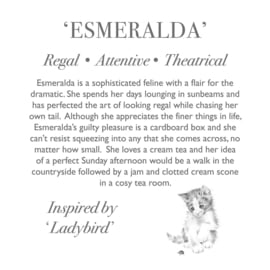 Wrendale knuffel - "Esmeralda" - poes