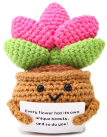 XL Geluksknuffeltje Positive Flower