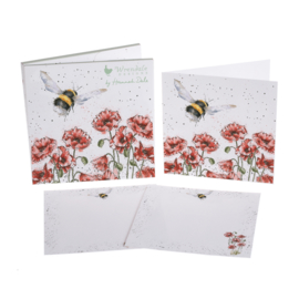 Wrendale Notecard Pack "Flight of the Bumblebee" - hommel
