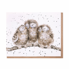 Wrendale greeting card - "Owl Together" - uil