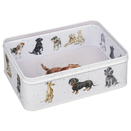 Wrendale Rectangular Tin - Dog's Life - hond