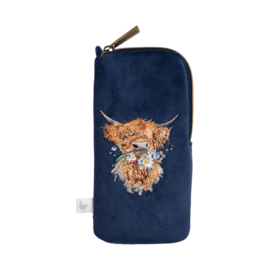 Wrendale embroidered Glasses Pouch "Daisy Coo" - hooglander