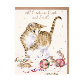 Wrendale Christmas Card Pack "All Creatures Great & Small"