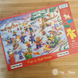 HoP kinderpuzzel - 80 - Fun in the Snow