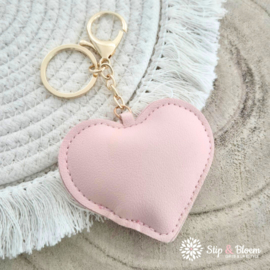 Keychain - hartje roze