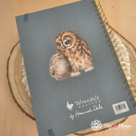 Wrendale A4 Notebook "Owlets" - uil