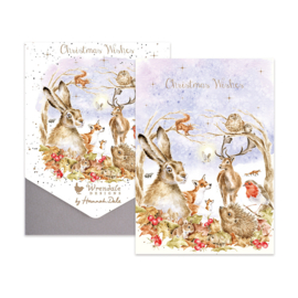 Wrendale Christmas Card Pack "Walking in a Winter Woodland"