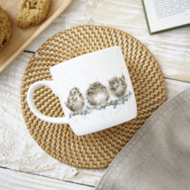 Wrendale Royal Worcester mok "Feather Your Nest" - vogel