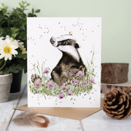 Wrendale greeting card - "The Botanist" - das