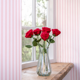 Vilten bloem - Roos rood