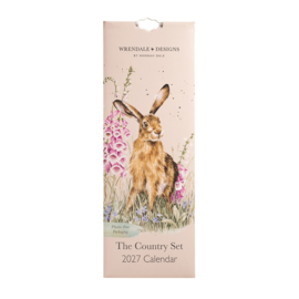 Wrendale 2027 Slim Calendar "The Country Set"