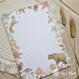 Appeloogje A5 notepad - Herfst