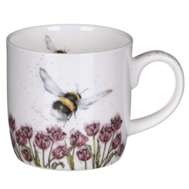 Wrendale Royal Worcester mug & coaster "Flight of the Bumblebee"