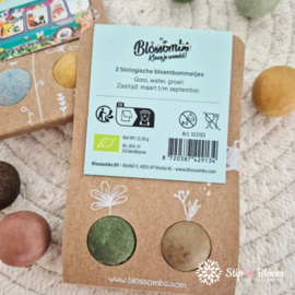 Blossombs 2 zaadbommetjes - Bedankt voor het schooljaar
